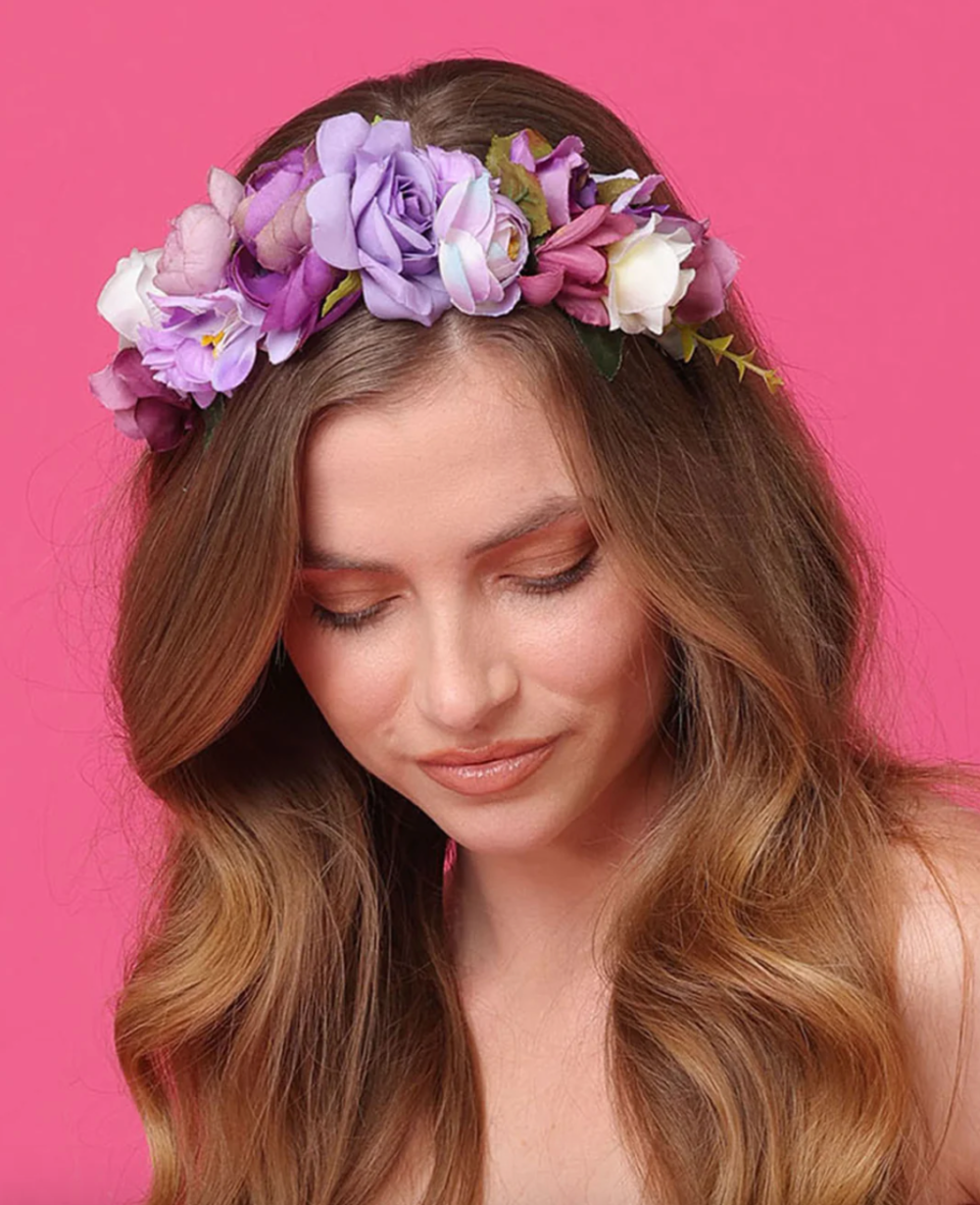 Esmerelda Headpiece - Lilac - Image 4