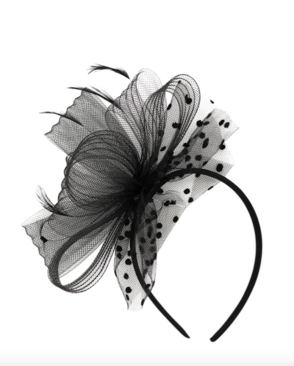 Tanya Fascinator - Black - Image 3